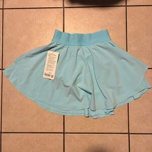 NWT Lululemon Size 2 Court Rival HR Long Blue Skirt Stained